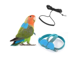 2026-arnés Ajustable Para Aves Con Correa De 2 Metros, Kit De Entrenamiento Al Aire Libre Para Loros Cacatúas Y Pericos