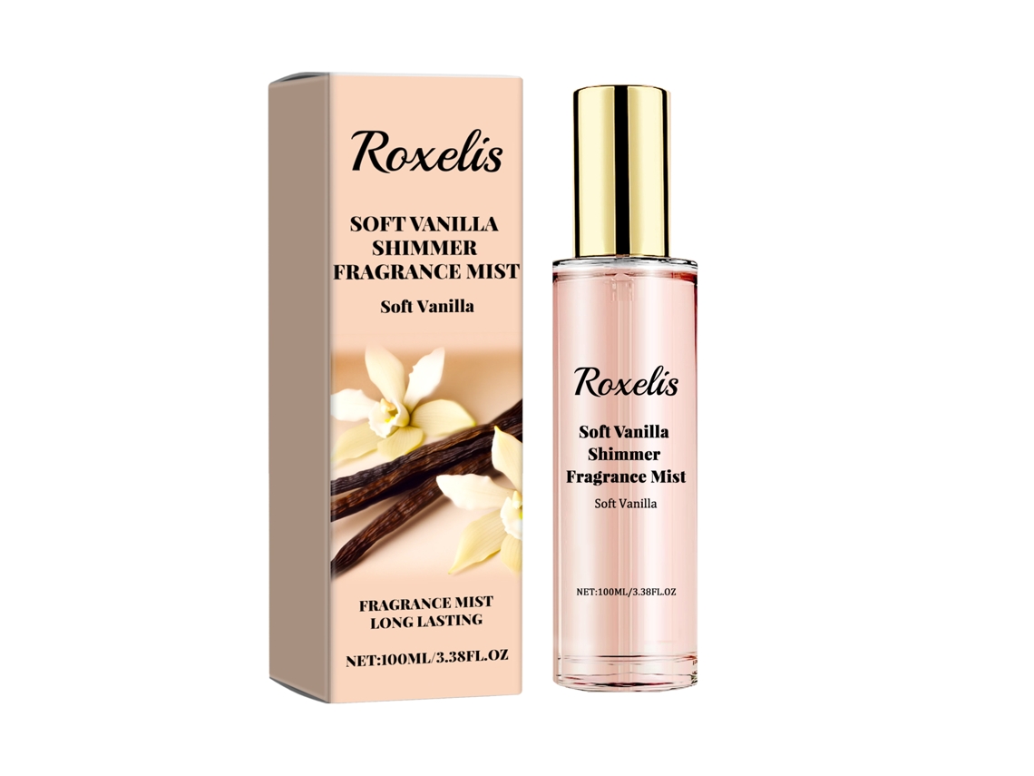 Perfume en spray de larga duración Roxelis Vanilla Shimmer