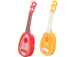Ukeleles De Juguete De 2 Piezas Para Niños Y Niñas, Instrumentos De Cuerda De Simulación
