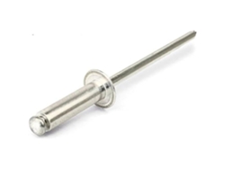 Remaches Marca Desconocida 3 2 X 12 Mm Aleación De Aluminio Y Acero Zincado Cromo Blanco Iii AUCUNE