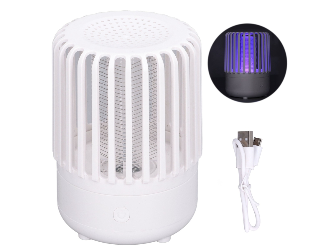 Lámpara repelente de mosquitos LED, fotocatalizador UV, recargable por USB, repelente de insectos eléctrico