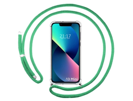 Carcasa iPhone 13 Mini (5.4) TUMUNDOSMARTPHONE Colgante Verde
