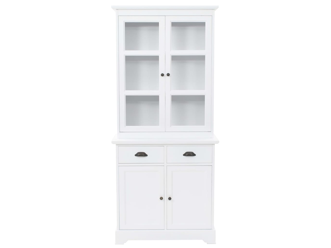 Maison Exclusive - Aparador Galés Con 4 Puertas Mdf Y Madera De Pino 80x40x180 Cm