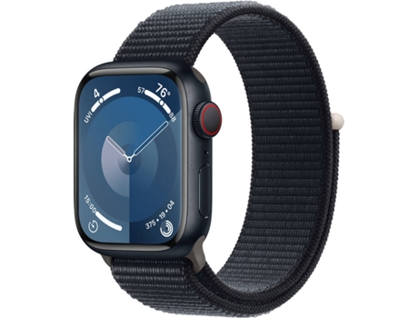 APPLE Watch Series 9 GPS+Cellular 41 mm Medianoche con Loop Deportiva Medianoche