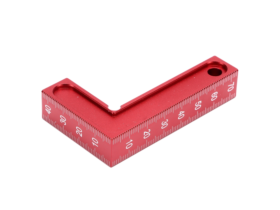 Escuadra De Posicionamiento De 90 Grados, Regla De Aluminio Tipo L, Herramienta De Medición Para Carpintería.