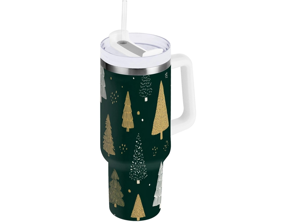 Árbol Navidad Vaso Botella Taza Acero Inoxidable - Vaso Térmico Portátil