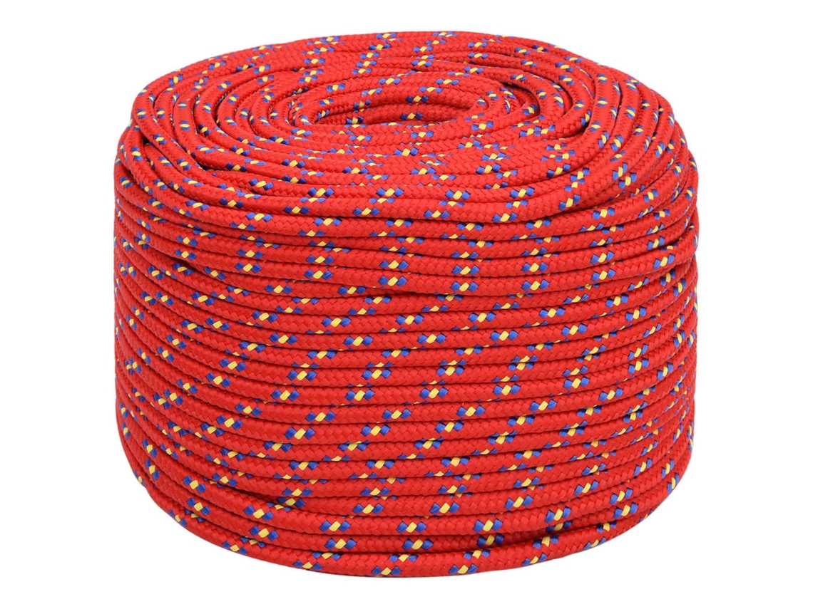 Cuerda para barcos de 8 mm, 250 m, polipropileno rojo HARLANV1
