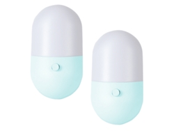 Mini luz LED nocturna pequeña conectada para dormitorio, luz de noche para mesita de noche