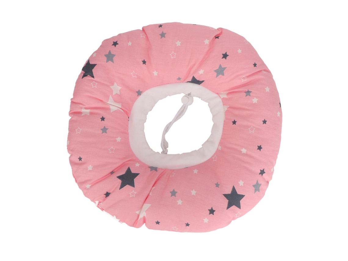 JILLIOPER Almohada de oreja perforadora, almohada de forma de donas, almohada con almohada de rosquilla de alojamiento almohada para dormir con diseño de alivio