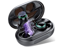 Auriculares Sin Reproducción Estéreo Cvc Pantalla Led YEMAESRE Bluetooth Negro