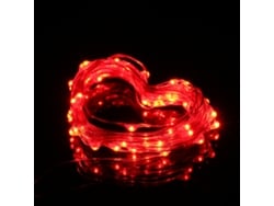 2026-luces De Navidad Led 4.5v 1.8w 3m 30led Resistente Al Agua Ip65 Flexible Rojo Para Decoración De Fiesta Hogar Regalo
