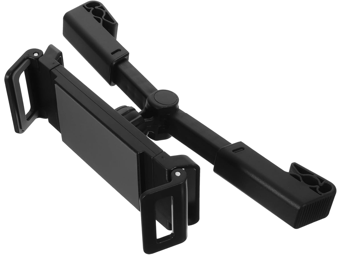 Soporte Ajustable Para Tablet Y Teléfono En El Asiento Del Coche: Práctico Accesorio De Viaje Para Los Pasajeros De Los Asientos Traseros.