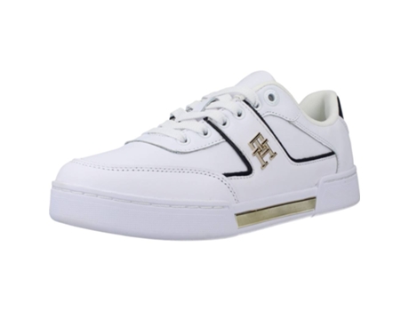 Zapatos de Mujer TOMMY HILFIGER Th Prep Court Tecido Blanco (41)