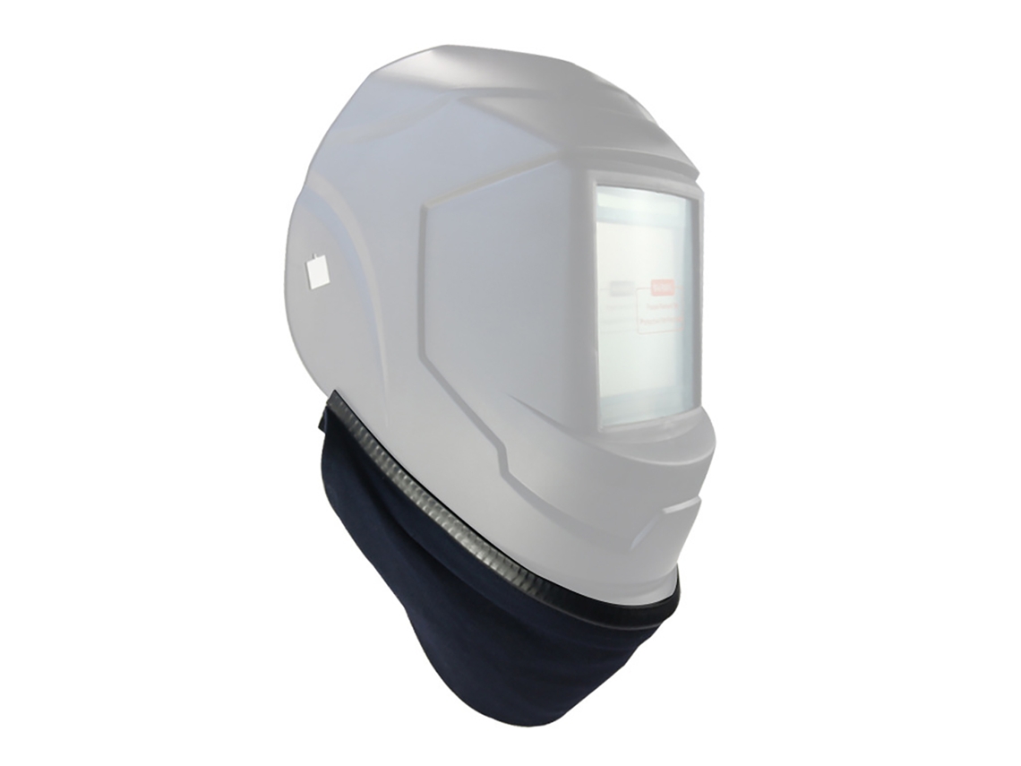 Casco de soldadura desmontable, antiquemaduras, de rápida instalación.