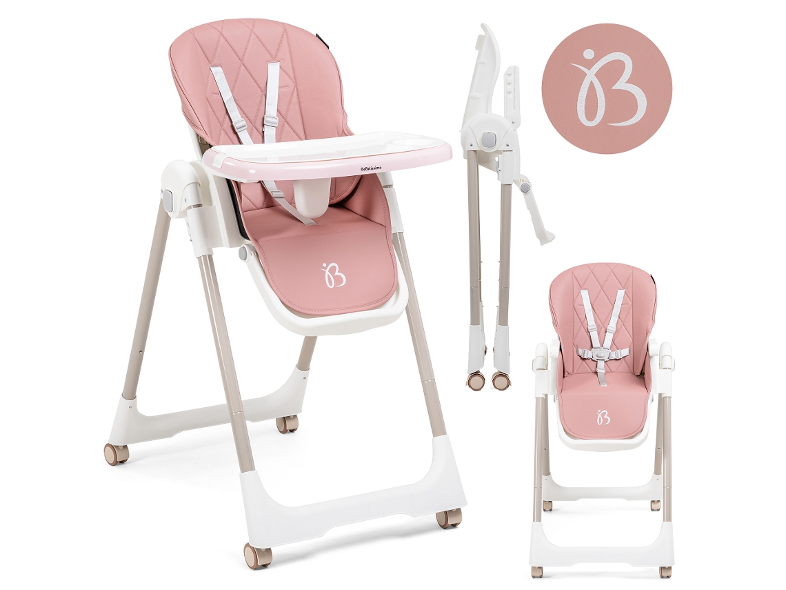 Silla de Comedor BEBELISSIMO Pinguin BEBELISSIMO 6 Meses a 5 Años Multi Rosa