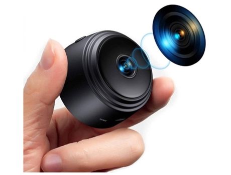 Mini Cámara Oculta Wi-Fi Detección de Movimiento con Visión Nocturna Hd 1080Pnegro BISBISOUS