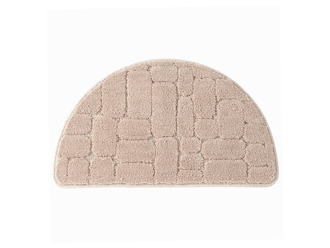 Alfombrilla semicircular absorbente y cómoda de microfibra para cocina, suelo y puerta.