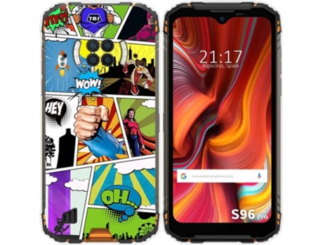 Carcasa Doogee S96 Pro TUMUNDOSMARTPHONE Comic Multicolor