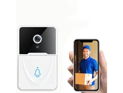 Timbre Inalámbrico Inteligente Con Vídeo Hd, Intercomunicador Bidireccional Y Visión Nocturna, Recargable Por Wi-fi.