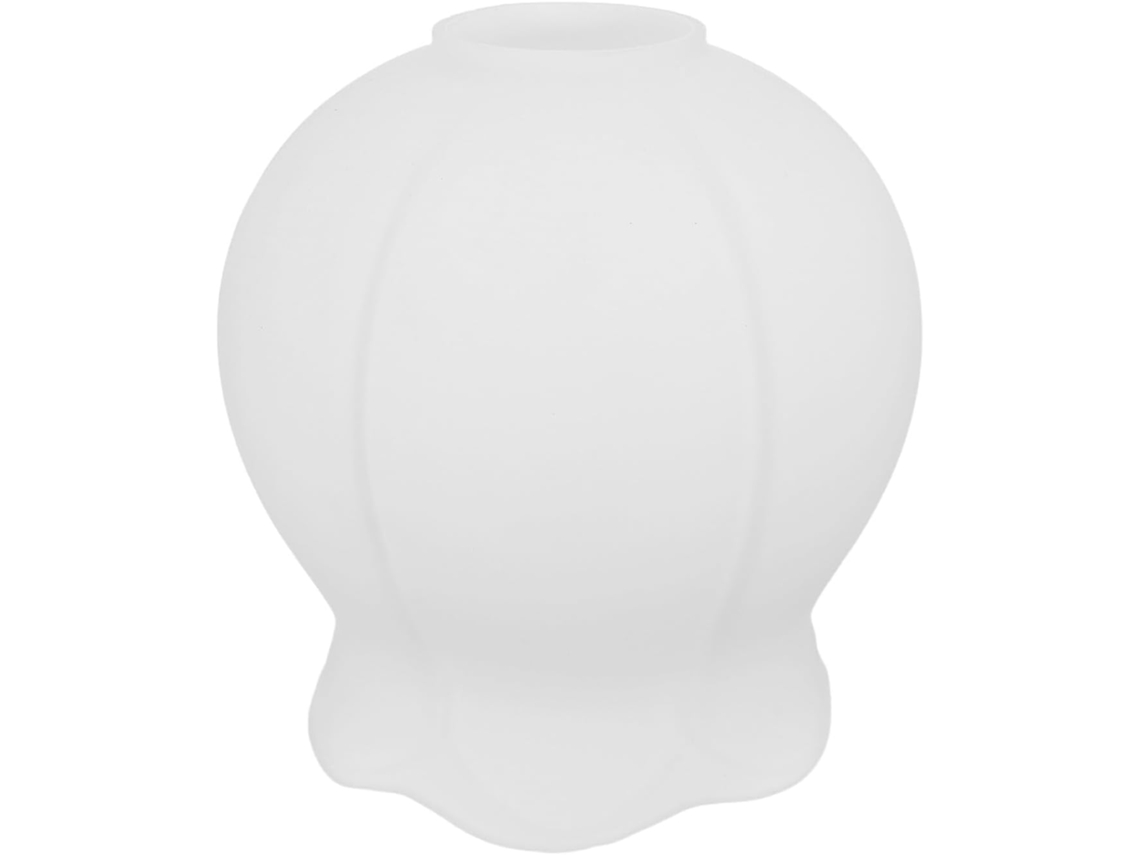 Lámpara de cristal blanco brillante con forma de flor, ideal para reemplazar lámparas de mesa y colgantes decorativos. SFUSHOS