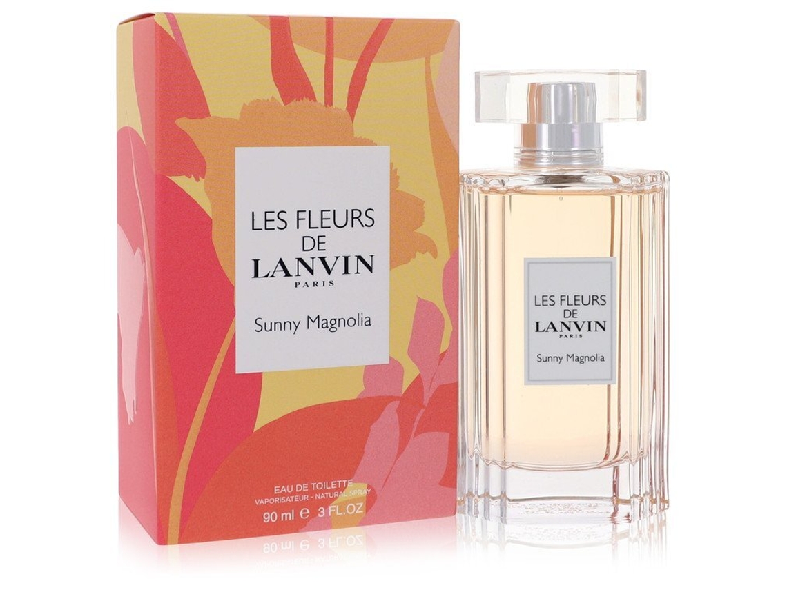Eau De Toilette Les Fleurs De Lanvin Sunny Magnolia by Lanvin Spray 3 oz (100 ml)