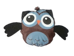 Bolso de mano plegable y portátil con un bonito estampado de búho. GOKOCO