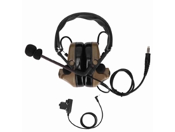 Auriculares militares con reducción de ruido y captación de sonido