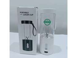 Licuadora eléctrica doméstica, portátil, recargable, Mdug (blanca)