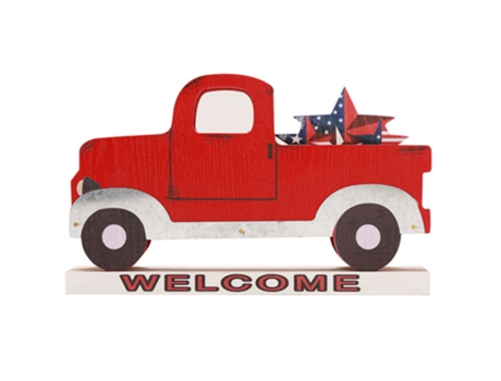 Adorno de Navidad de madera para coche, adorno magnético para coche de Navidad, decoración navideña