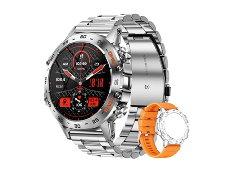 Reloj inteligente de acero con llamada Bluetooth de 1,39 para hombre, relojes deportivos para Fitness IP68, reloj inteligente resistente al agua pa...