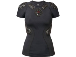 Camiseta para Mujer G-FORM Pro-X Negro para Fitness (XL)