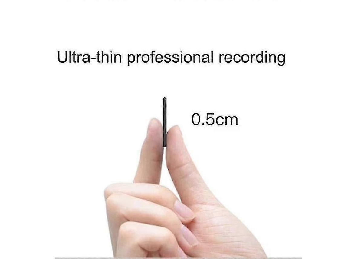 Grabadora Digital Portátil Ultradelgada Profesional Con Activación Por Voz, Reducción De Ruido, Hd Y Reproducción De Mp3.