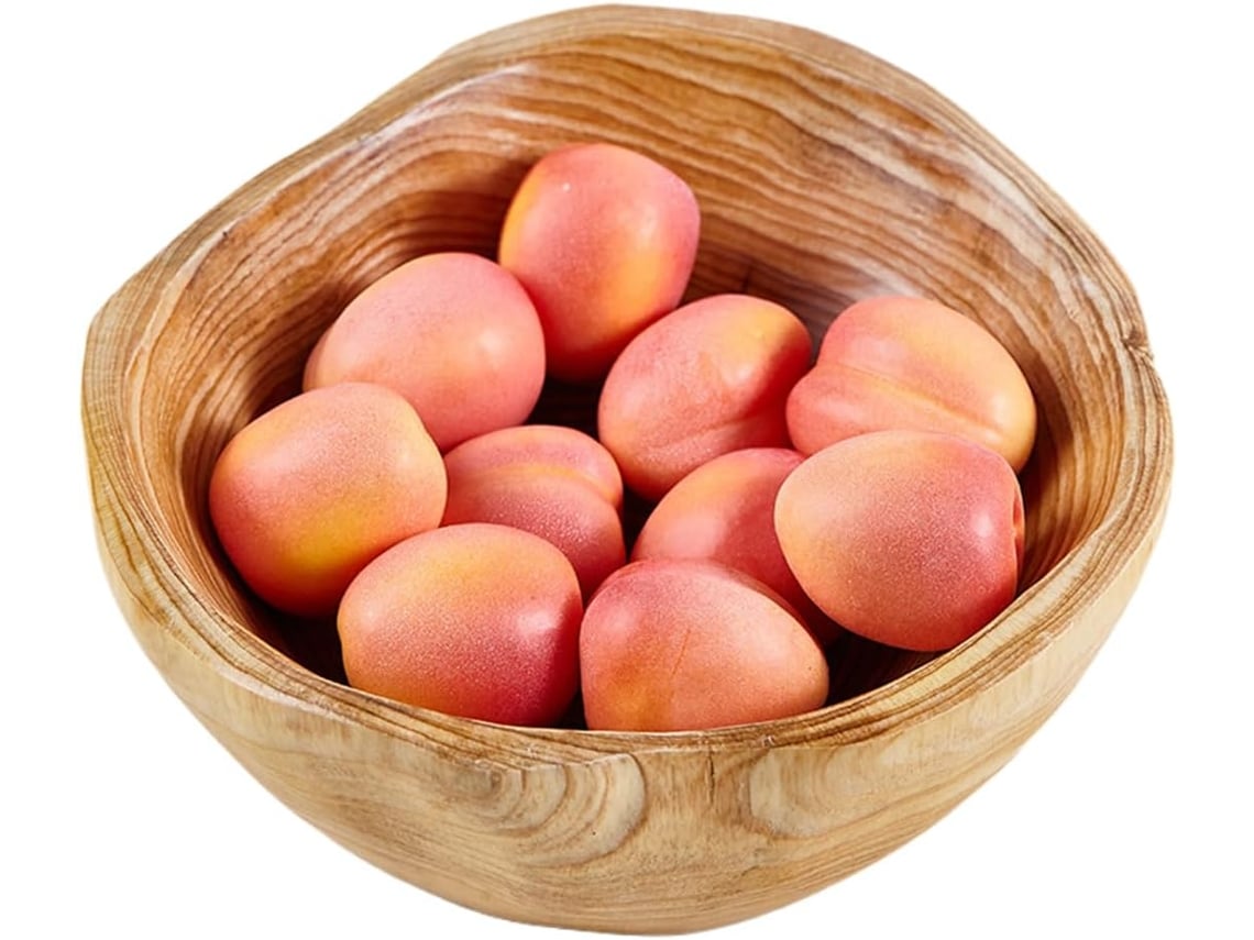 Ensalada Decoración Rústica Madera Natural Fruta Bandeja Servir Oficina Aperitivos Comida Llaves Joyas Cocina