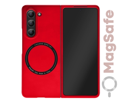 Funda para Samsung Galaxy Z Fold 5 AVIZAR Rojo