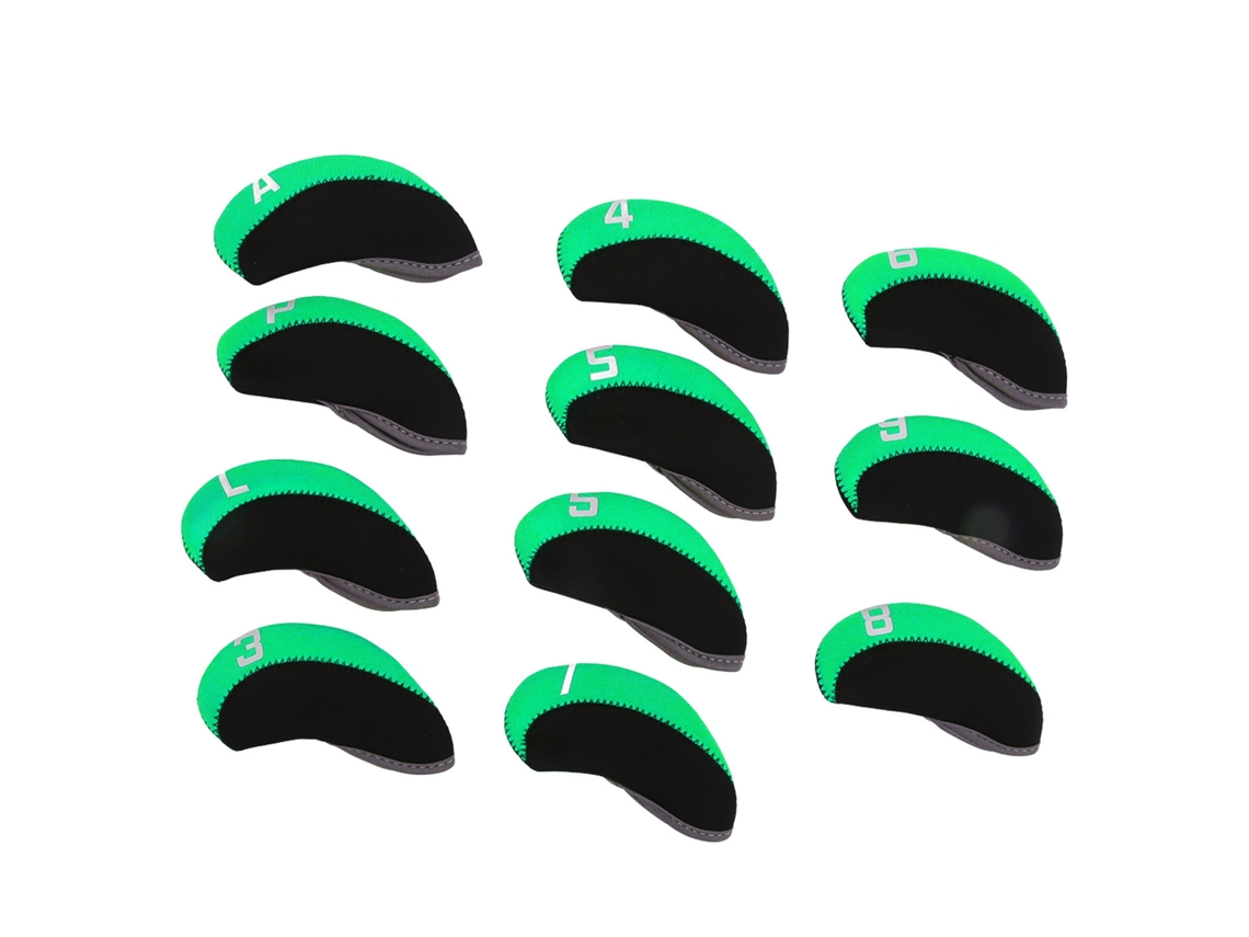 11 Fundas Protectoras De Neopreno Numeradas Para La Cabeza De Los Palos De Golf - Accesorio De Golf