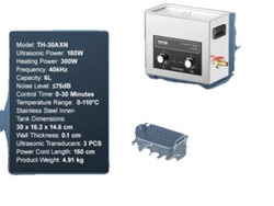 Limpieza ultrasónica, múltiples opciones de capacidad, sistema de calentamiento eficaz, OEM de 6 l