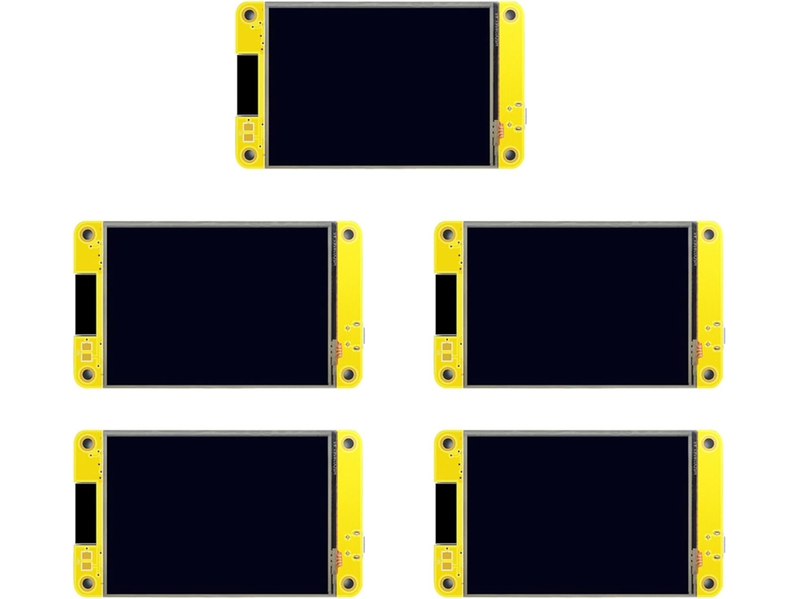 5 Placas De Desarrollo Esp32 Con Wifi Y Bluetooth, Pantalla De 2,8 Pulgadas Y Resolución 240x320.