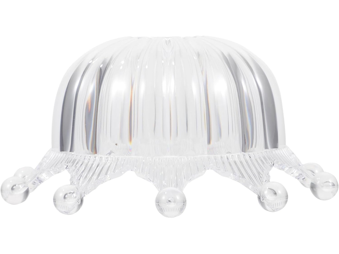 Cúpula acrílica transparente para lámpara de araña, ideal para lámparas colgantes.