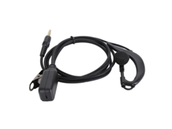 Auriculares Con Gancho Para La Oreja De 3,5 Mm Con Función Pulsar Para Hablar (ptt) Para Radio Zello Voxer, Smartphone Y Tableta.