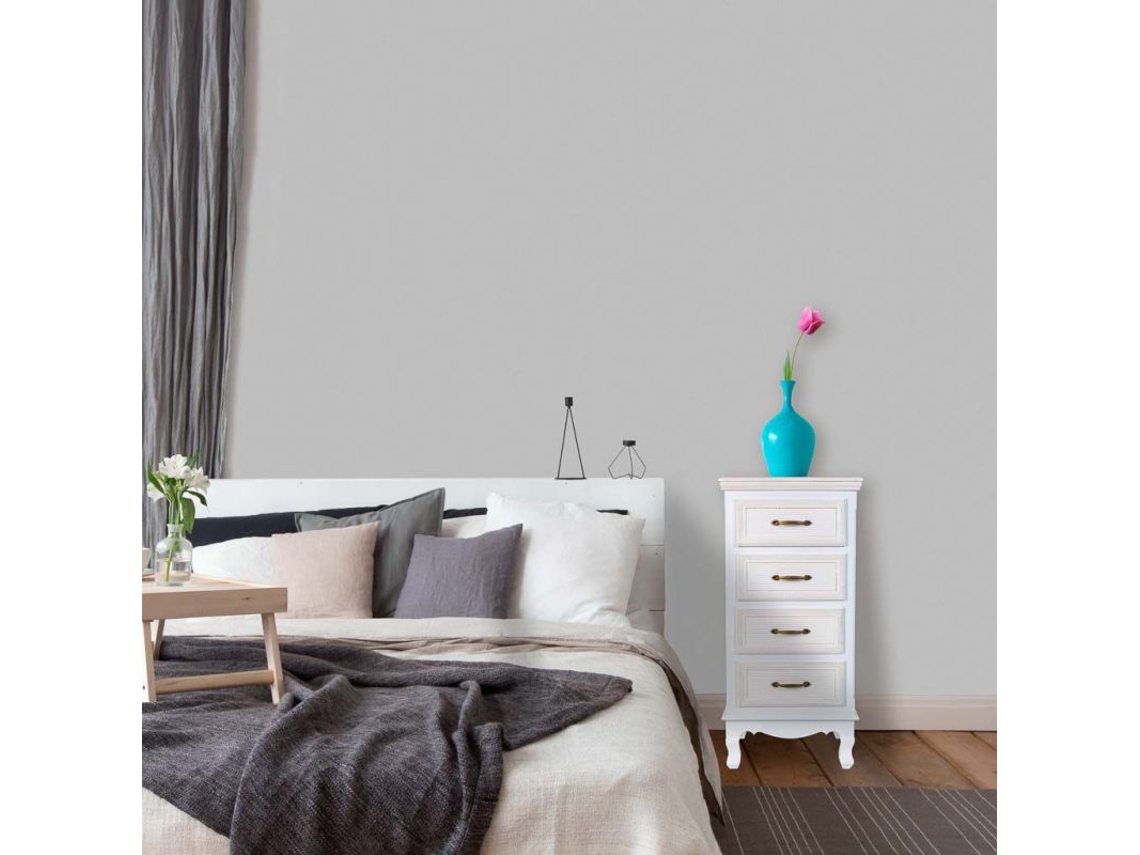 Sinfonier de Madera Blanco 40x30x82h cm