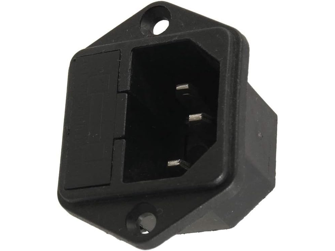 Conector de entrada de alimentación IEC320 C14 negro, CA 250V 10A CHABERLU (e1b4369c96011f99744994c20caa7a1c)