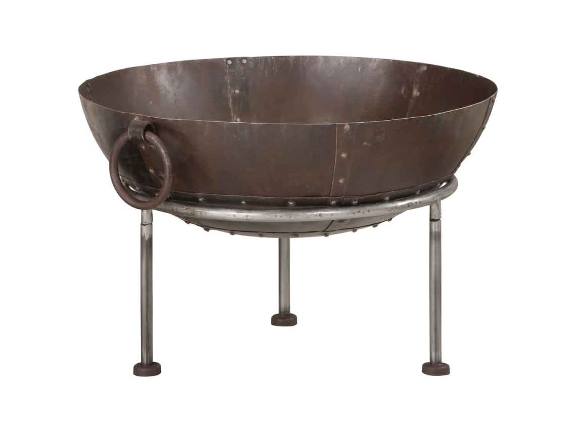 Brasero Vidaxl Hierro Marrón (ø 55 Cm)