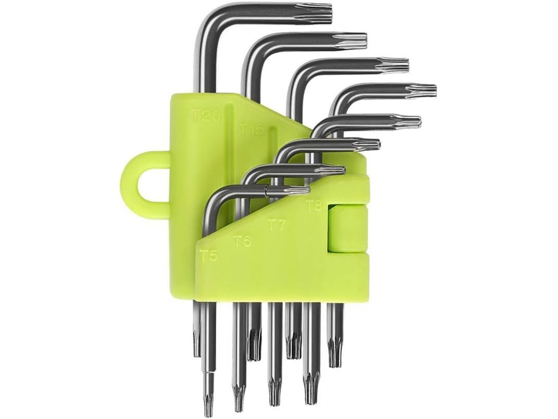 Conjunto de Chaves Offset Torx, 8 Peças T5-t20, Chaves Allen Star, Manual Ferramentas Para Carros Móveis Equipamentos