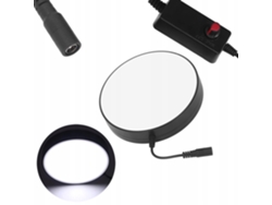 Iluminador LED inferior de 135 mm – Brillo ajustable | 6-10 W, 230 V CA | Para microscopios