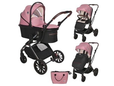 Carrito de bebé duo GLORY hasta 22 Kg de LORELLI pink