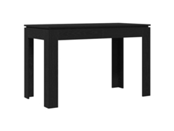 Maison Exclusive - Mesa De Comedor De Roble Negro De 120x60x76 Cm, Fabricada En Madera De Ingeniería