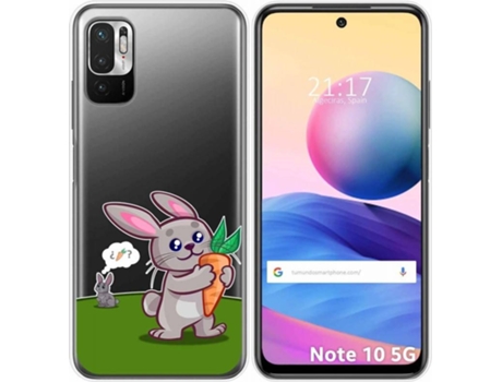 Carcasa Xiaomi POCO M3 Pro 5G TUMUNDOSMARTPHONE Conejo Multicolor