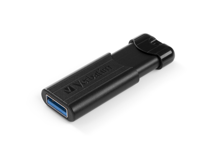 Pen USB VERBATIM Store N' Go Pinstripe USB 3.0 Black 128 GB