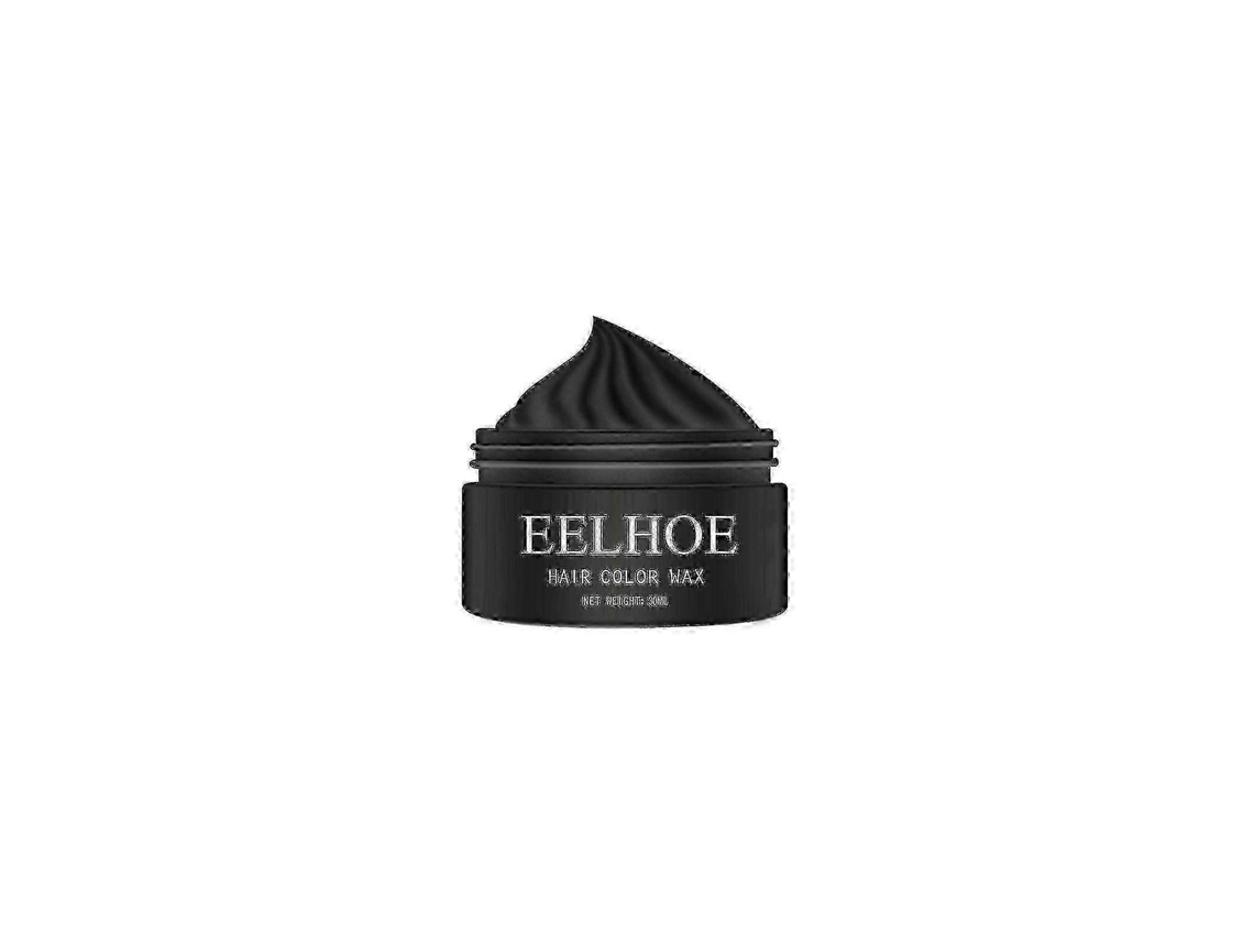 Black—temporary Beauty Pomade Granny Grey Colorful Pomade Hair Clay Natural Color Disposable
