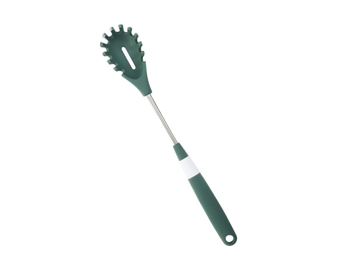2026da-cuchara Tenedor Para Pasta, Servidor De Espaguetis, Agarrador De Fideos De Silicona Con Mango Antiquemaduras Y Resistente Al Calor